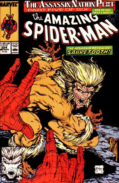 Cover for The Amazing Spider-Man (Marvel, 1963 series) #324 [Direct]