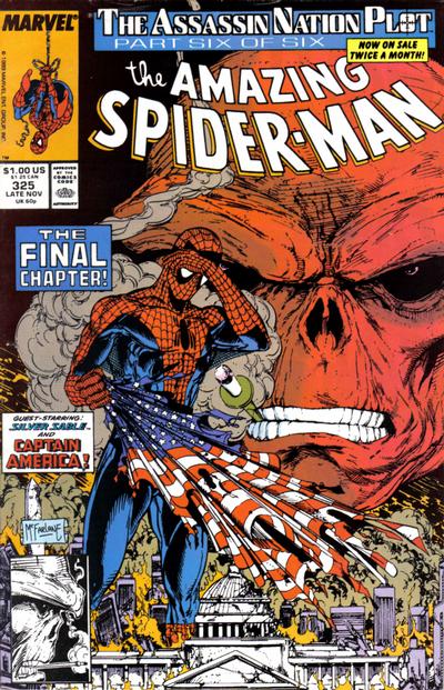 Cover for The Amazing Spider-Man (Marvel, 1963 series) #325 [Direct]