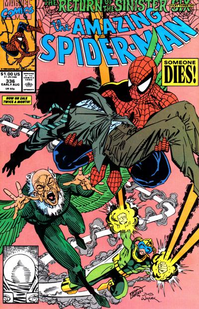 Cover for The Amazing Spider-Man (Marvel, 1963 series) #336 [Direct]
