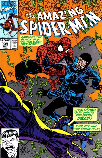 Cover for The Amazing Spider-Man (Marvel, 1963 series) #349 [Direct]