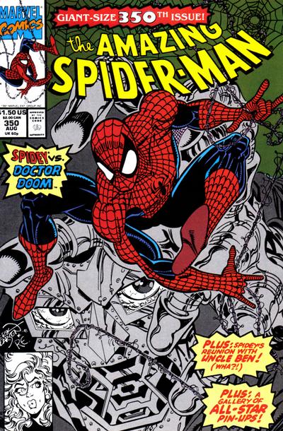 Cover for The Amazing Spider-Man (Marvel, 1963 series) #350 [Direct]