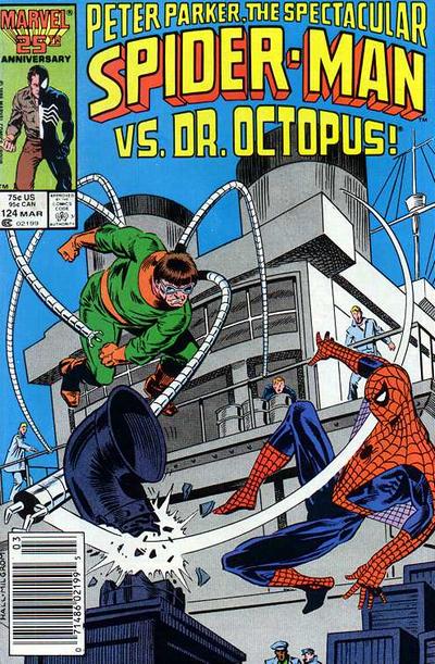 Cover for The Spectacular Spider-Man (Marvel, 1976 series) #124 [Newsstand]