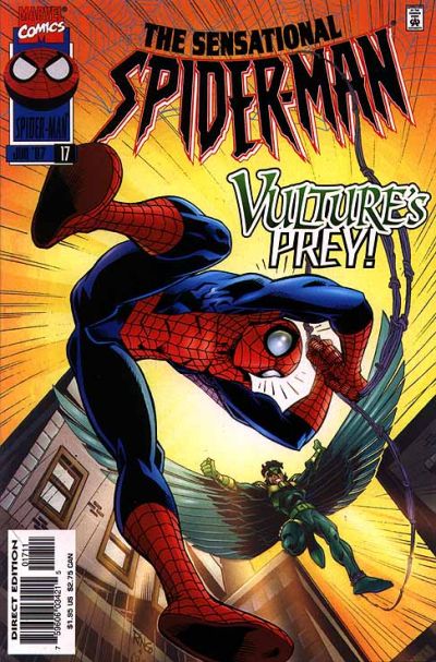 Cover for The Sensational Spider-Man (Marvel, 1996 series) #17 [Direct Edition]