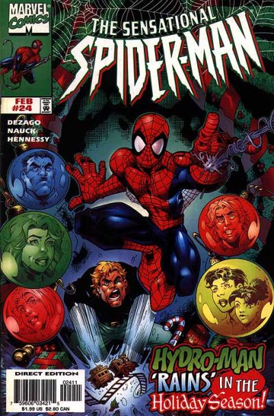 Cover for The Sensational Spider-Man (Marvel, 1996 series) #24 [Direct Edition]