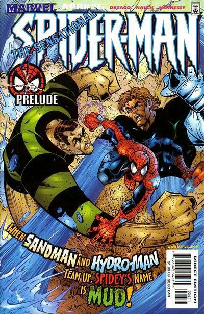 Cover for The Sensational Spider-Man (Marvel, 1996 series) #26 [Direct Edition]