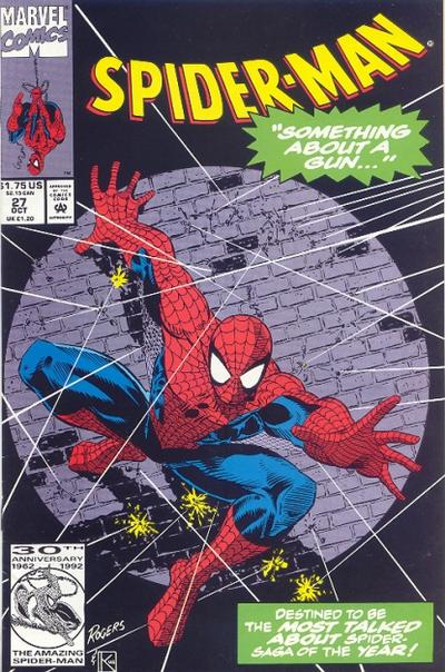 Cover for Spider-Man (Marvel, 1990 series) #27 [Direct]