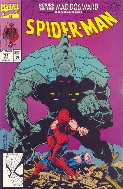 Cover for Spider-Man (Marvel, 1990 series) #31 [Direct]