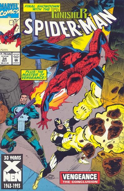 Cover for Spider-Man (Marvel, 1990 series) #34