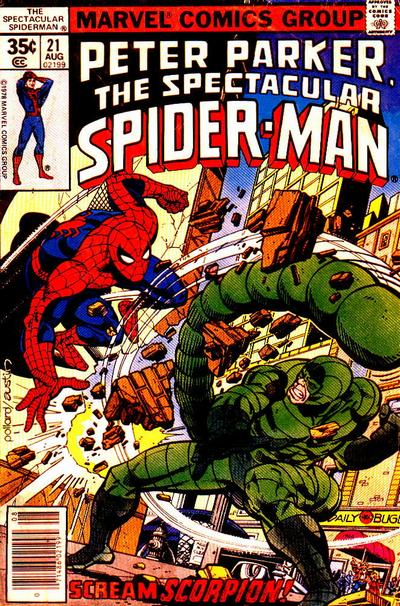 Cover for The Spectacular Spider-Man (Marvel, 1976 series) #21