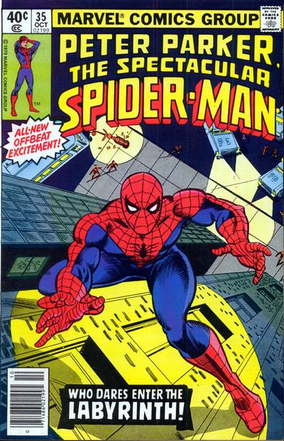 Cover for The Spectacular Spider-Man (Marvel, 1976 series) #35 [Newsstand]