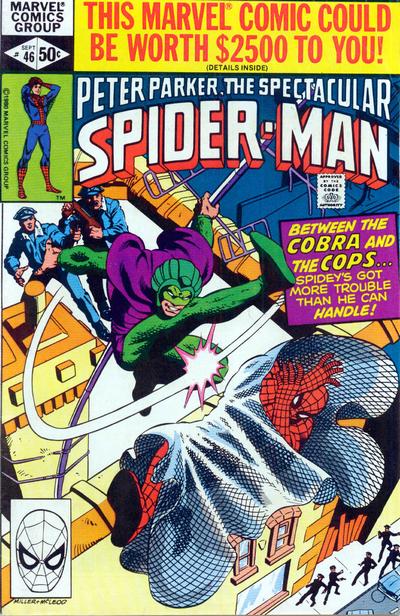Cover for The Spectacular Spider-Man (Marvel, 1976 series) #46 [Direct]