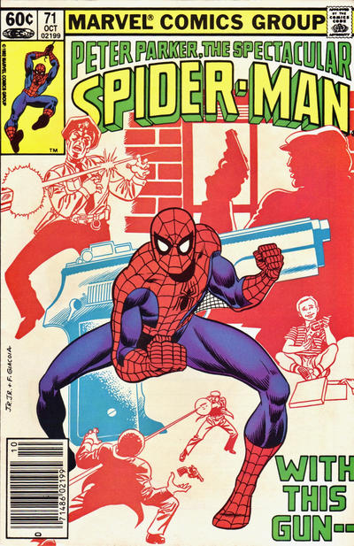 Cover for The Spectacular Spider-Man (Marvel, 1976 series) #71 [Newsstand]