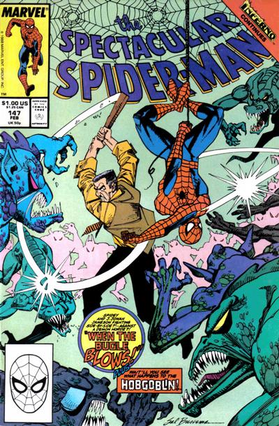 Cover for The Spectacular Spider-Man (Marvel, 1976 series) #147 [Direct]