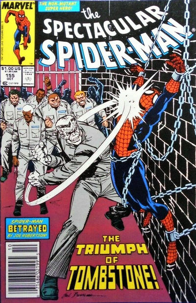 Cover for The Spectacular Spider-Man (Marvel, 1976 series) #155 [Newsstand]