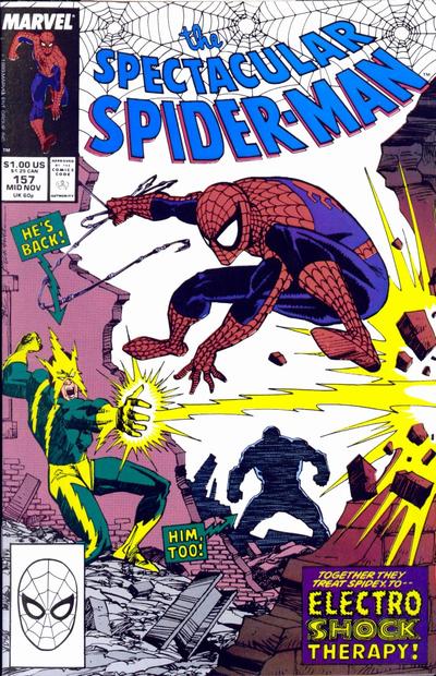 Cover for The Spectacular Spider-Man (Marvel, 1976 series) #157 [Direct]