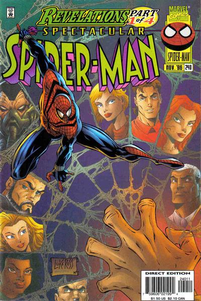 Cover for The Spectacular Spider-Man (Marvel, 1976 series) #240 [Direct Edition - Cover A]