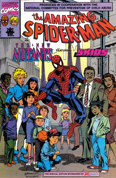 Cover for Spider-Man and the New Mutants (Marvel, 1990 series) #1 [K-Mart Edition]