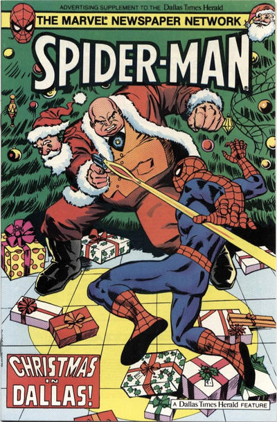 Cover for Spider-Man: Christmas In Dallas (Marvel, 1983 series) 