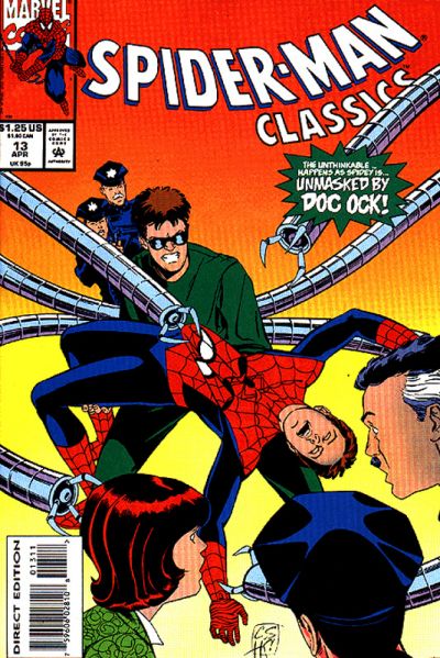 Cover for Spider-Man Classics (Marvel, 1993 series) #13 [Direct Edition]