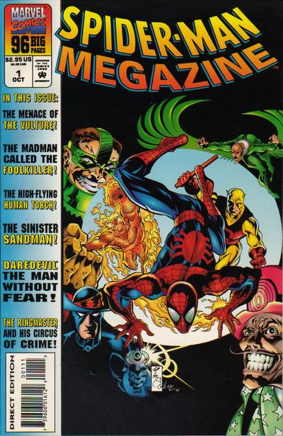 Cover for Spider-Man Megazine (Marvel, 1994 series) #1