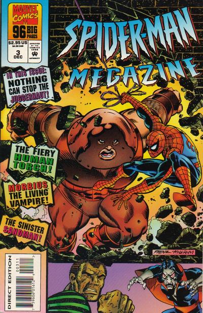 Cover for Spider-Man Megazine (Marvel, 1994 series) #3