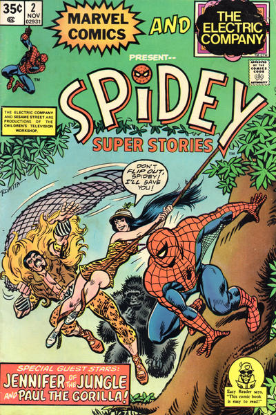 Cover for Spidey Super Stories (Marvel, 1974 series) #2