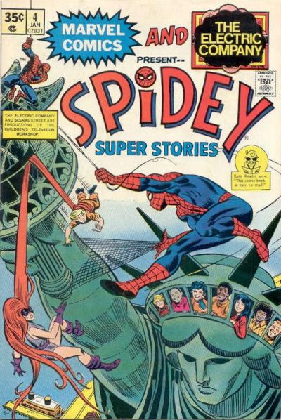 Cover for Spidey Super Stories (Marvel, 1974 series) #4