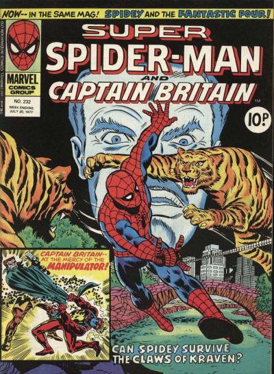 Cover for Super Spider-Man (Marvel UK, 1976 series) #232