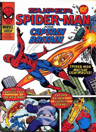 Cover for Super Spider-Man (Marvel UK, 1976 series) #234