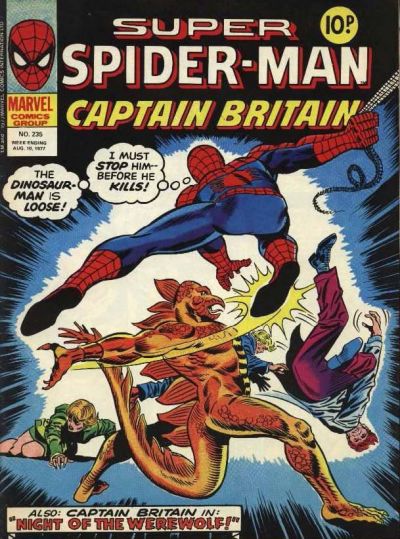 Cover for Super Spider-Man (Marvel UK, 1976 series) #235