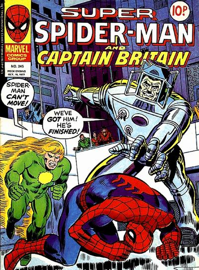 Cover for Super Spider-Man (Marvel UK, 1976 series) #245
