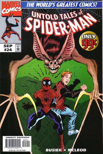 Cover for Untold Tales of Spider-Man (Marvel, 1995 series) #24