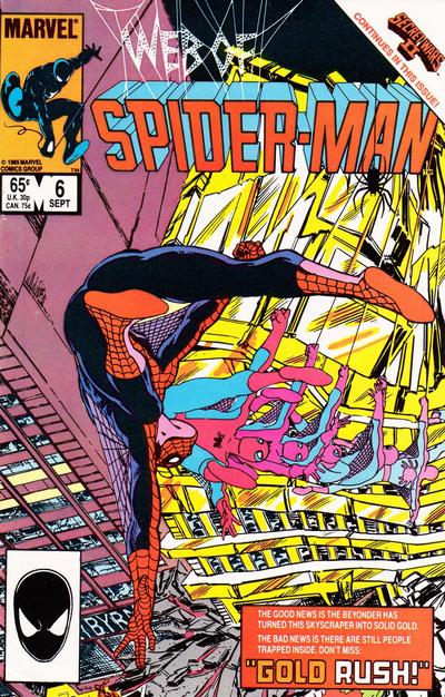 Cover for Web of Spider-Man (Marvel, 1985 series) #6 [Newsstand]
