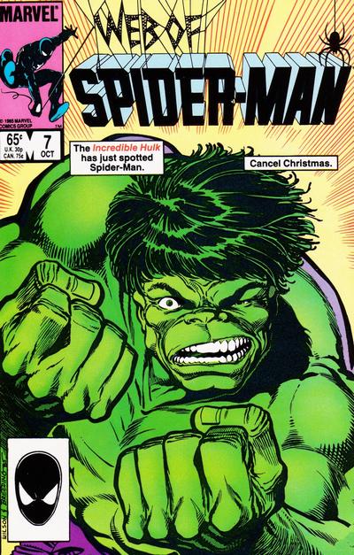 Cover for Web of Spider-Man (Marvel, 1985 series) #7 [Direct]