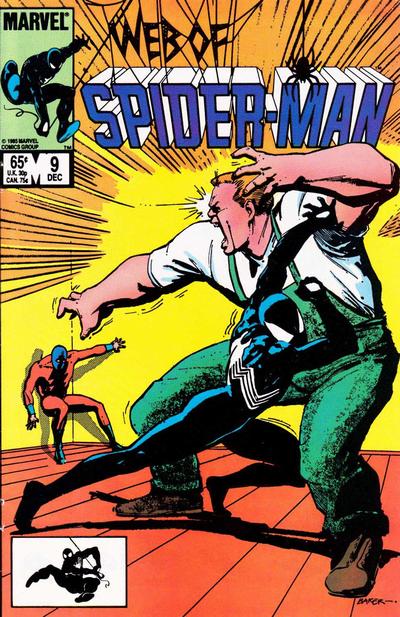 Cover for Web of Spider-Man (Marvel, 1985 series) #9 [Canadian]