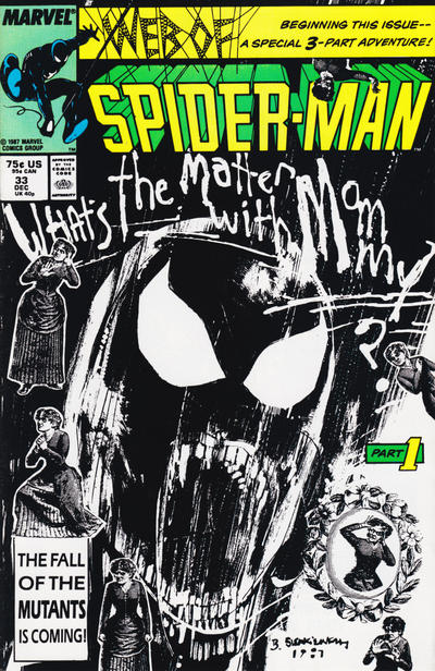 Cover for Web of Spider-Man (Marvel, 1985 series) #33 [Direct]