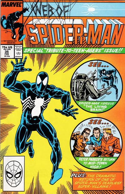 Cover for Web of Spider-Man (Marvel, 1985 series) #35 [Direct]