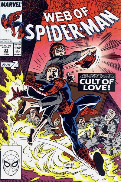 Cover for Web of Spider-Man (Marvel, 1985 series) #41 [Direct]