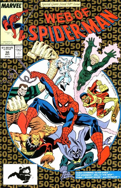 Cover for Web of Spider-Man (Marvel, 1985 series) #50 [Direct]
