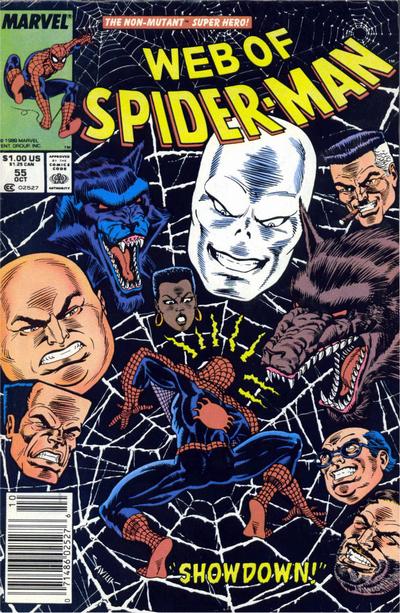 Cover for Web of Spider-Man (Marvel, 1985 series) #55 [Newsstand]