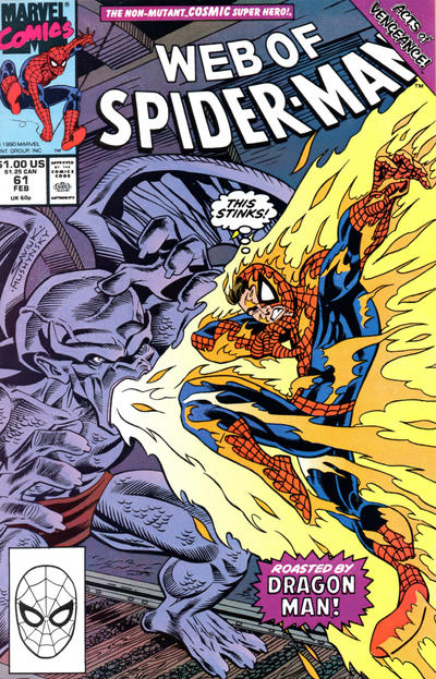 Cover for Web of Spider-Man (Marvel, 1985 series) #61 [Direct]