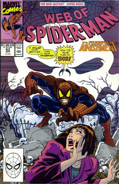 Cover for Web of Spider-Man (Marvel, 1985 series) #63 [Direct]