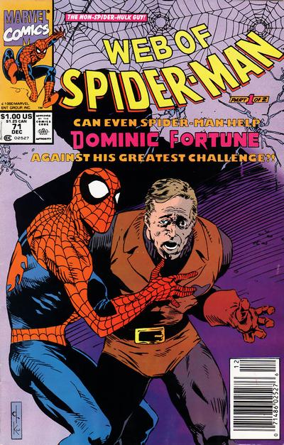 Cover for Web of Spider-Man (Marvel, 1985 series) #71 [Newsstand]