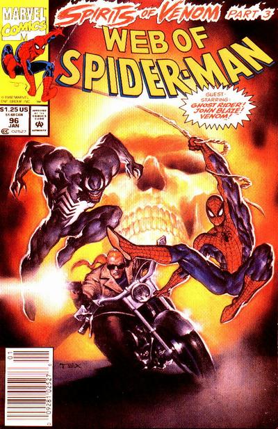 Cover for Web of Spider-Man (Marvel, 1985 series) #96 [Newsstand]