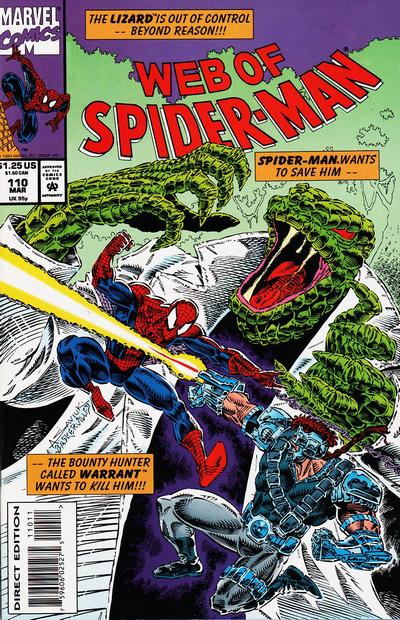 Cover for Web of Spider-Man (Marvel, 1985 series) #110 [Direct Edition]