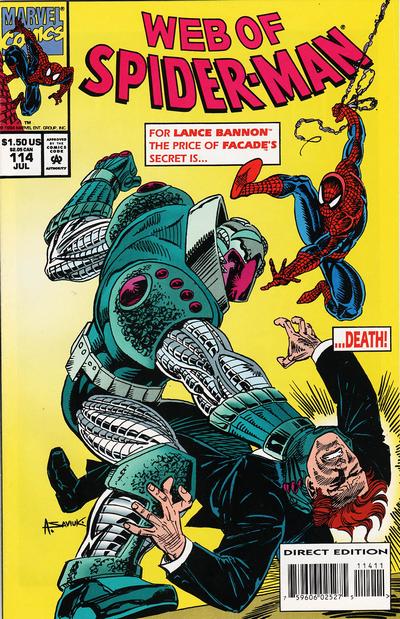 Cover for Web of Spider-Man (Marvel, 1985 series) #114 [Direct Edition]