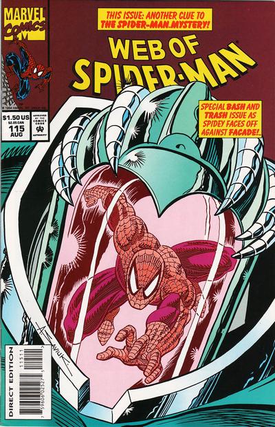 Cover for Web of Spider-Man (Marvel, 1985 series) #115 [Direct Edition]