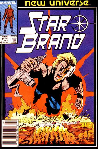Cover for Star Brand (Marvel, 1986 series) #5 [Newsstand]