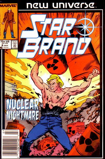 Cover for Star Brand (Marvel, 1986 series) #8 [Newsstand]