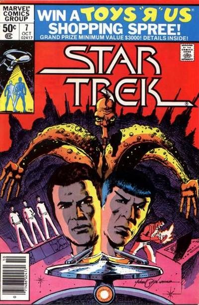 Cover for Star Trek (Marvel, 1980 series) #7 [Newsstand]